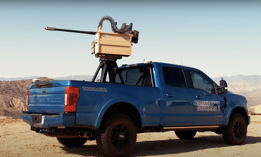 Northrop Grumman’s Mobile Acquisition, Cueing & Effector works with Bushmaster chain guns and ammunition to shoot down drones.