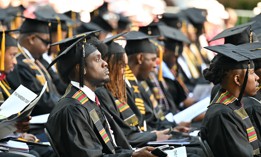 The 2023 Morehouse College commencement ceremony in Atlanta, Georgia.