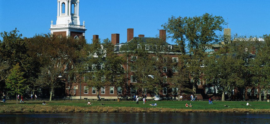 Harvard University campus.