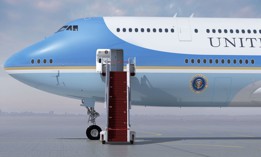 Rendering of the livery design for the “Next Air Force One,” VC-25B, March 10, 2023. 