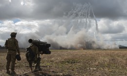 Troops fire weapons in a live-fire demonstration during 2019's Exercise Talisman Sabre.
