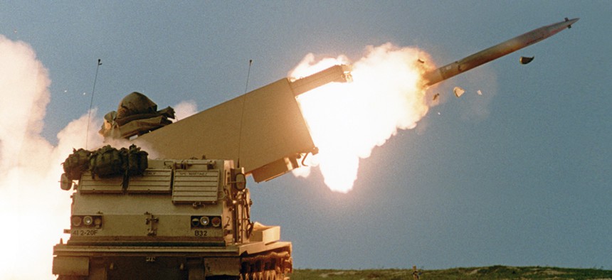 A Guided Multiple Launch Rocket System rocket.