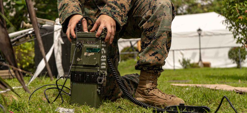 Marines using cheap commercial tech to hide command posts in plain sight -  Defense One