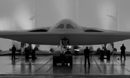 A test variant of the B-21 Raider was unveiled to the public at a ceremony December 2, 2022, in Palmdale, Calif.