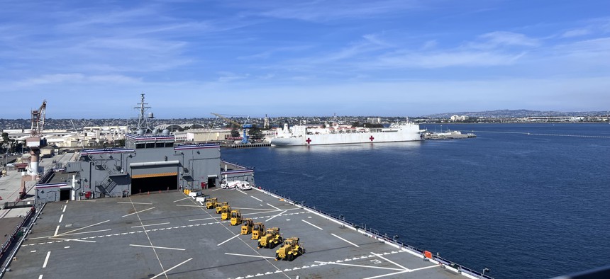 The USS John L. Canley in San Diego. 