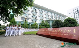 Sailors march at the National Key Laboratory for Vessel Integrated Power System Technology, a nexus of research and development of Chinese shipboard power systems.
