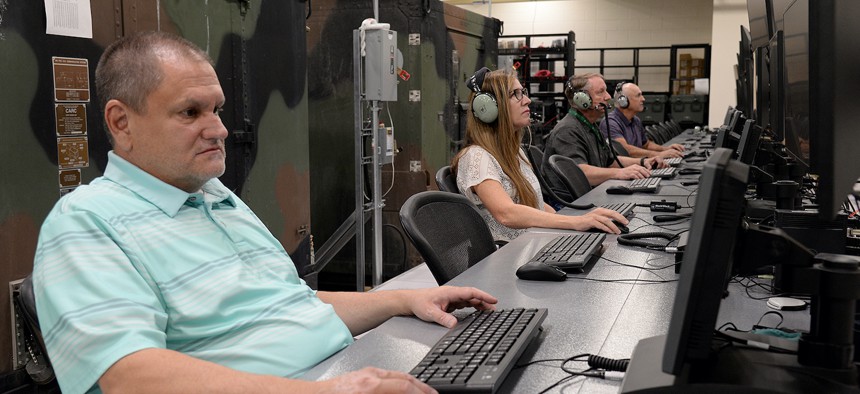 In this 2020 photo, 309th Software Engineering Group members perform software development, verification, and integration efforts at Hill Air Force Base, Utah.