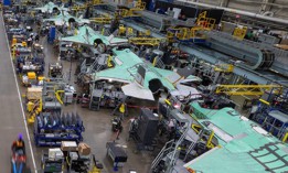 Lockheed Martin assembles F-35s at its plant in Fort Worth, Texas.