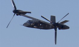 The Bell V-280 Valor, seen here at a 2019 air show, is one of the born-digital programs that the Army wants to learn from.