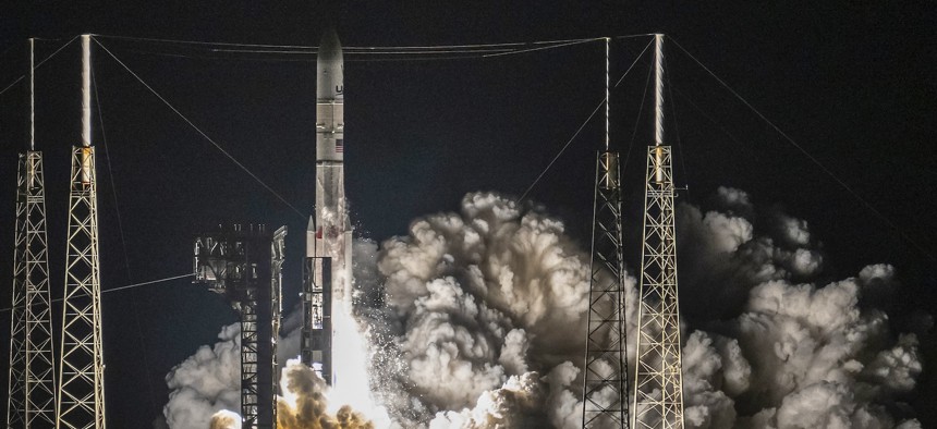 United Launch Alliance's Vulcan Centaur, lifts off from Cape Canaveral Space Force Station in Cape Canaveral, Florida, on January 8, 2024, for its maiden voyage.