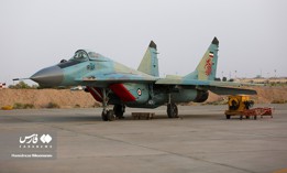A 2023 photo of an Islamic Republic of Iran Air Force MiG-29.