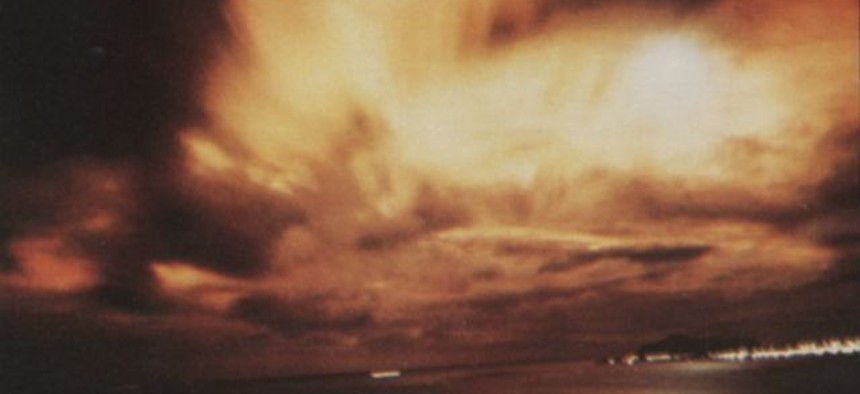 In 1962, the U.S. Starfish Prime high-altitude nuclear test caused a seven-minute artificial aurora visible from Hawaii.