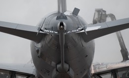 A KC-46 Pegasus at Pease Air National Guard Base, New Hampshire. 