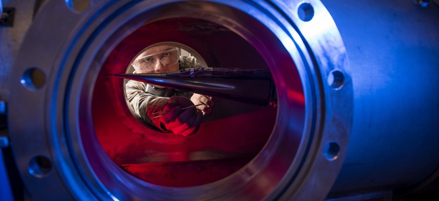 Hypersonic research at the U.S. Air Force Academy in 2019.