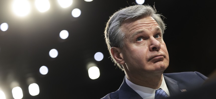 FBI Director Christopher Wray in 2022.