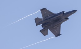 In this 2022 photo, an F-35B Lightning II with 3rd Marine Aircraft Wing, based at Marine Corps Air Station Miramar, California, conducts an aerial demonstration during the 2022 MCAS Air Show at MCAS Miramar, Sept. 24, 2022. 