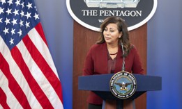 Chief Digital and Artificial Intelligence Officer Radha Plumb at the Pentagon, Washington, D.C., Dec. 11, 2024. 