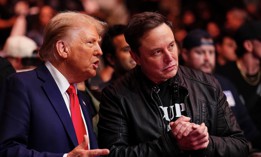 President-elect Donald Trump and Elon Musk in November.