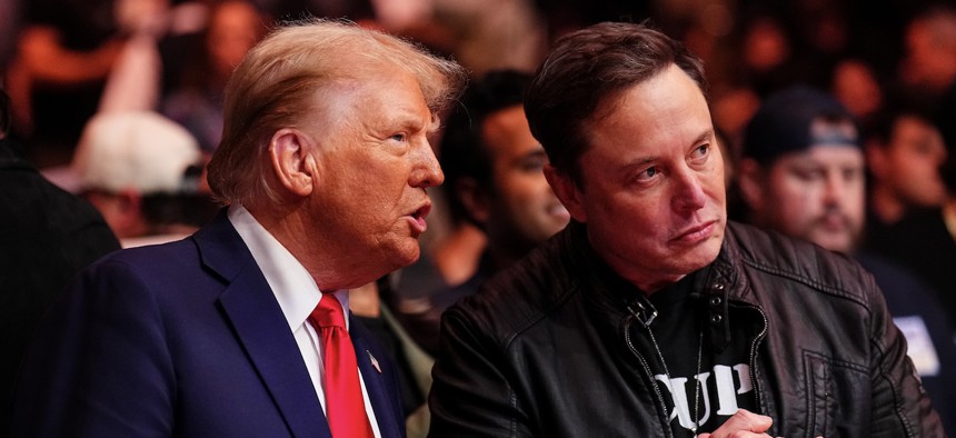 President-elect Donald Trump and Elon Musk in November.