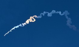 A ground-based Interceptor launches from Vandenberg Space Force Base, Calif., Dec. 11, 2023.