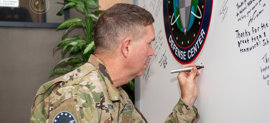 Lt. Gen. Shawn Bratton, deputy chief of space operations, strategy plans, programs and requirements, in 2024.
