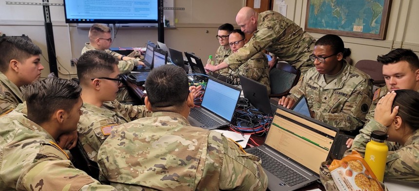 U.S. Army Reserve soldiers participate in Pacific Sentry 2023.
