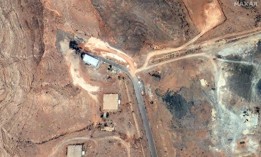 Maxar satellite imagery of the tunnel entrances of the Isfahan nuclear site following U.S. airstrikes. 