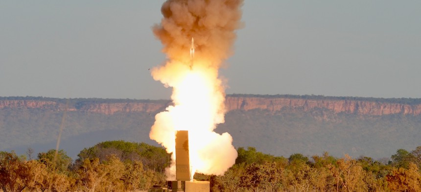 3rd Multi-Domain Task Force (3MDTF) conducts the first Mid-Range Capability live fire exercise outside of the continental United States successfully sinking a maritime target with a Standard Missile-6 Force during Exercise Talisman Sabre 25 on July 16, 2025.