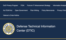 DTIC website