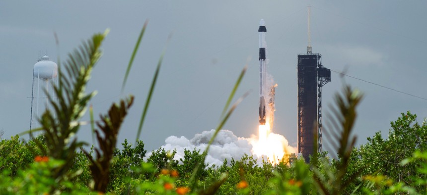 On August 1, 2025, a SpaceX Falcon 9 rocket launched with four astronauts aboard the company’s Dragon spacecraft from Kennedy Space Center Launch Complex 39A in Cape Canaveral, Florida. 