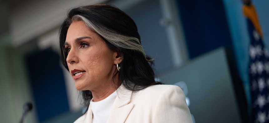 Tulsi Gabbard, U.S. Director of National Intelligence, shown here on July 23, 2025.