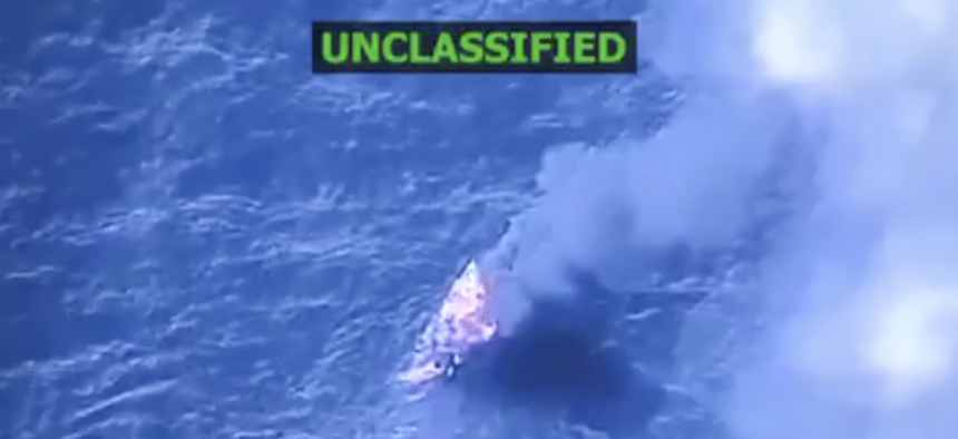 On Oct. 3, Defense Secretary Pete Hegseth posted a video that he said showed the killing of "narco-terrorists" in international waters.