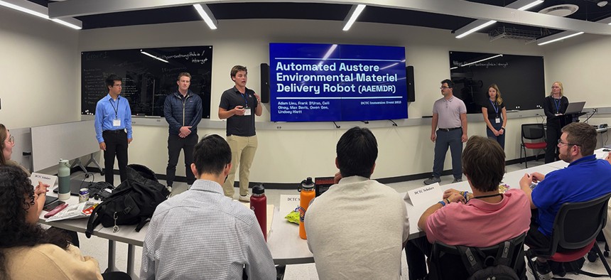 Students participate in the University of Arizona’s Defense Civilian Training Corps Immersion Learning Experience on April 4-5, 2025. 