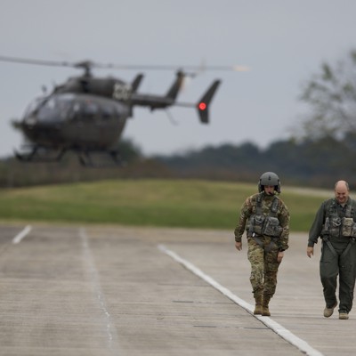 The service is shedding aviation units and working to turn initial helicopter training over to industry.