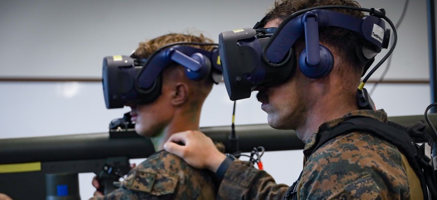 Marine low altitude air defense gunners conduct training on a Stinger training system during exercise Tenacious Archer 25, at Koror, Palau, Aug. 16, 2025. 