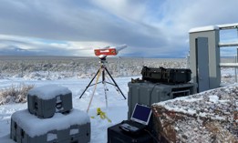 A high power GPS jammer at the Mountain Home Range Complex, Idaho, Sept. 27, 2023. 