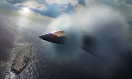 Boeing concept of an F/A-XX in flight.