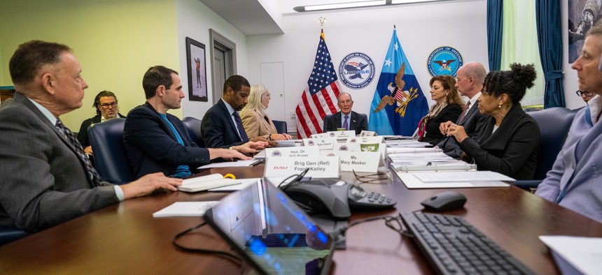 A January 2023 meeting of the Defense Innovation Board.