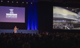 Air Force Chief of Staff Gen. David Allvin speaks at the Air and Space Forces Association Warfare Symposium in Aurora, Colo., March 3, 2025.