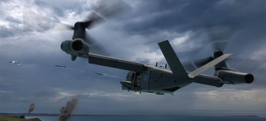 Artist's conception of MV-75