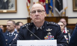 Gen. Michael Guetlein testifies at a hearing in the Rayburn House Office Building on April 15, 2026, in Washington, D.C.
