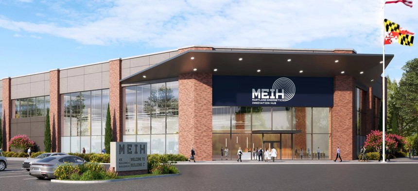 Artist's illustration of Maryland Energetics Innovation Hub
