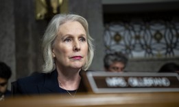 Sen. Kirsten Gillibrand (D-NY) during a Senate Armed Services Committee hearing on April 30, 2026 in the Dirksen Senate Office Building in Washington, D.C. 