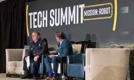 Maj. Gen. Dominique Luzeaux, NATO’s digital transformation champion and special advisor to the Supreme Allied Commander Transformation, speaks at the Defense One Tech Summit in Arlington, Va., on June 16, 2026.