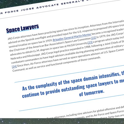 Does Space Force have enough lawyers for tomorrow’s wars? Senators want to know