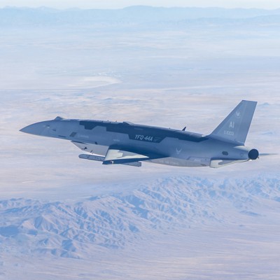 Up to six designs could move ahead in Air Force’s next robot-wingman effort Up to six designs could move ahead in Air Force’s next robot-wingman effort