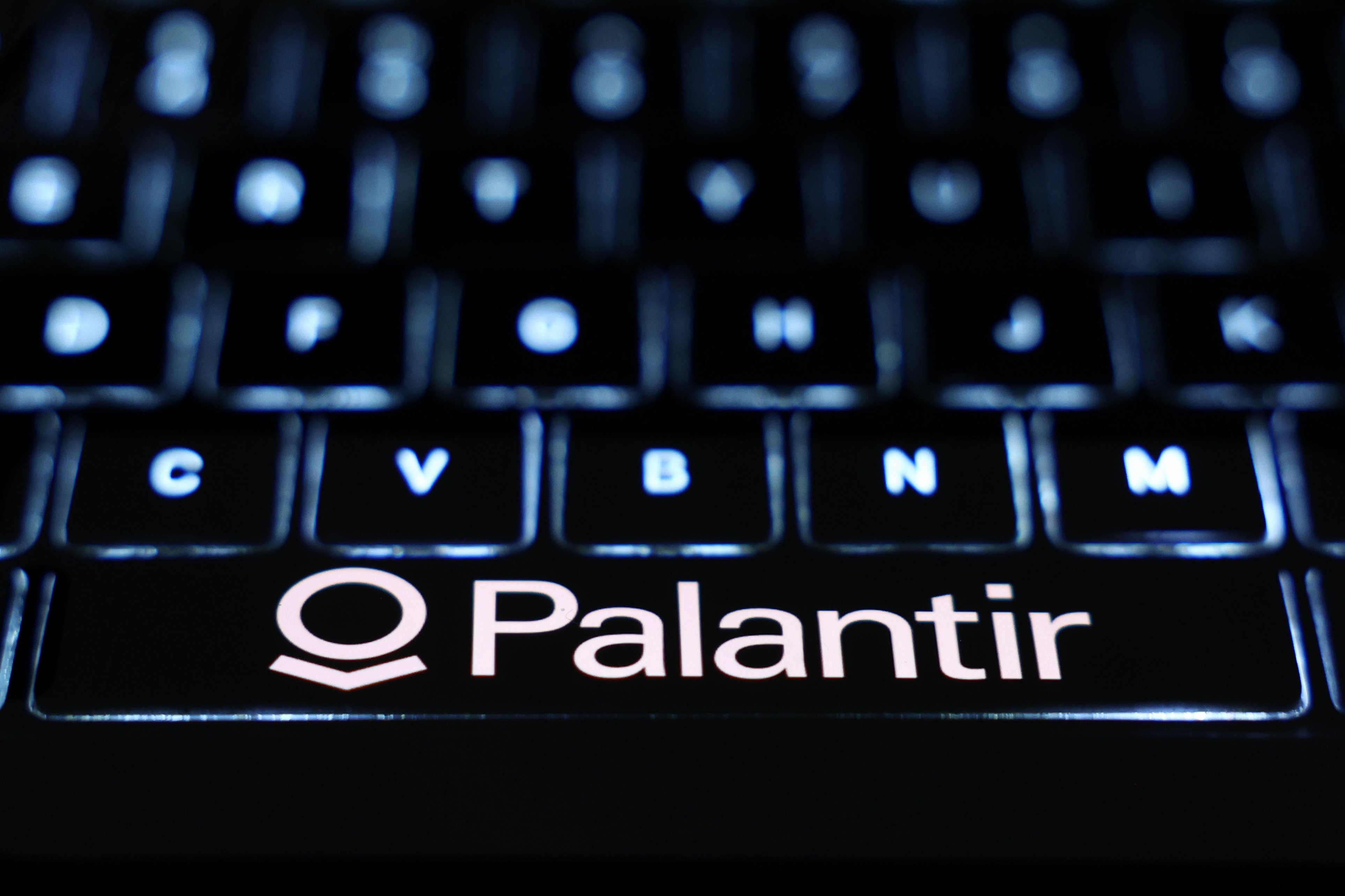 Palantir headquarters signage
