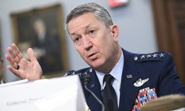 Joint Chiefs of Staff Chairman Gen. Dan Caine testifies on Capitol Hill in Washington, D.C., on May 12, 2026.
