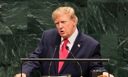 President Donald Trump speaks during the 81st session of the United Nations General Assembly on September 22, 2026, in New York City.