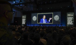 Defense Secretary Pete Hegseth speaks during the U.S. Army's 2026 annual meeting in Washington, D.C., on October 14, 2026.